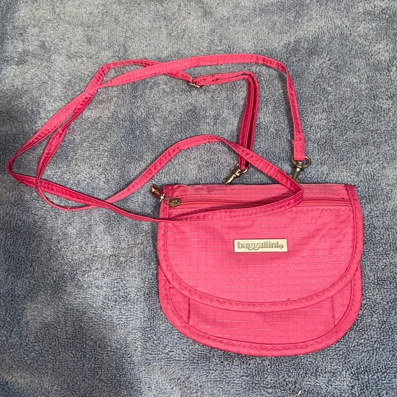 NWOT Small Baggallini Travel Wallet Bag Cross Body Belt Loops - Picture 1 of 7